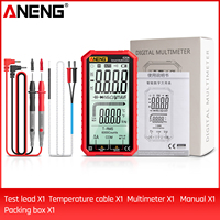 ANENG 4.7-Inch LCD Display AC/DC Digital Multimeter Ultraportable True-RMS Multimeter Auto-Ranging Multi Tester with Amp Volt