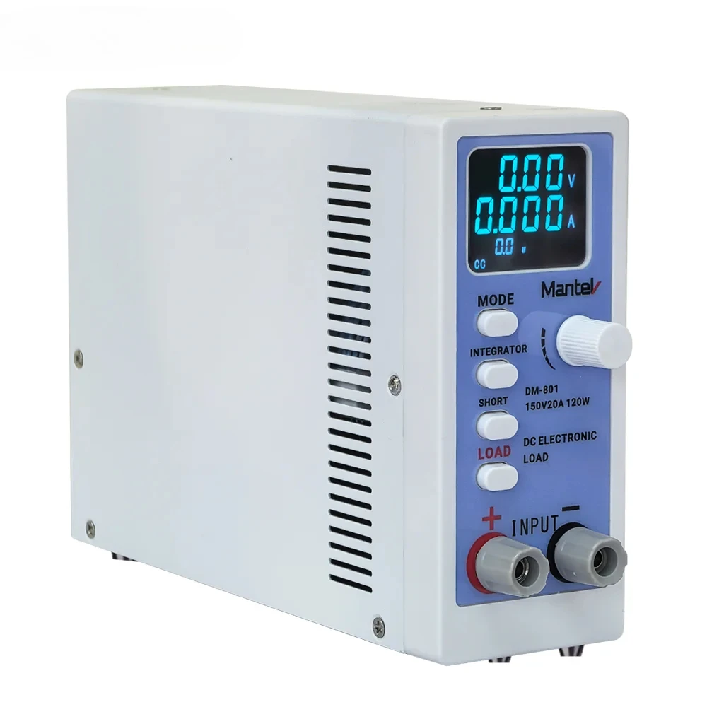 2025 New Mini DC Electronic Load Launched 150V 20A 120W Tester Battery Capacity with Power accumulation function