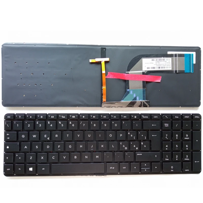 

GR/IT/SW keyboard for HP Pavilion 15-p 15-F 15-P000 15-Pxxx 17-F000 Fxxx 15-p145na 176na 15-p055na 15-p091sa TPN-Q140 Q141 Q143