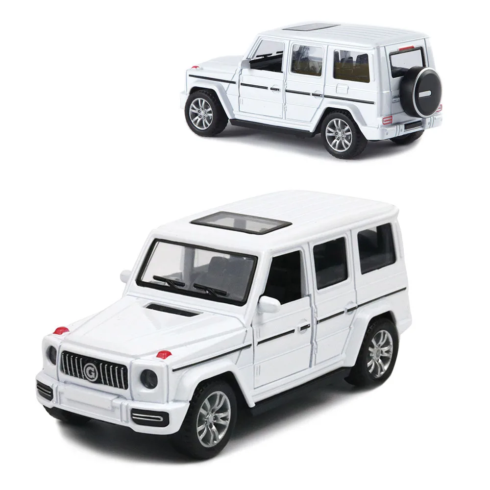 1/36 G63 SUV Alloy Car Model Diecast Kids Pull Back Car Toys Simulation Off-road Vehicle Car Model Collection Gift Cake Ornament