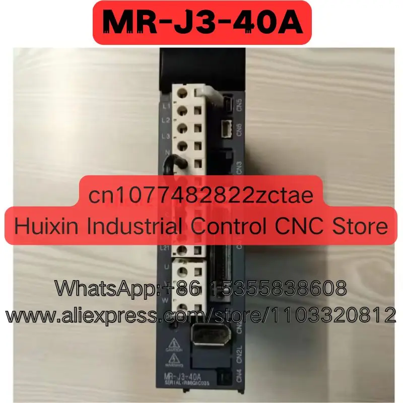 

Used Servo Drive MR-J3-40A MR J3 40A Normal Function Tested OK