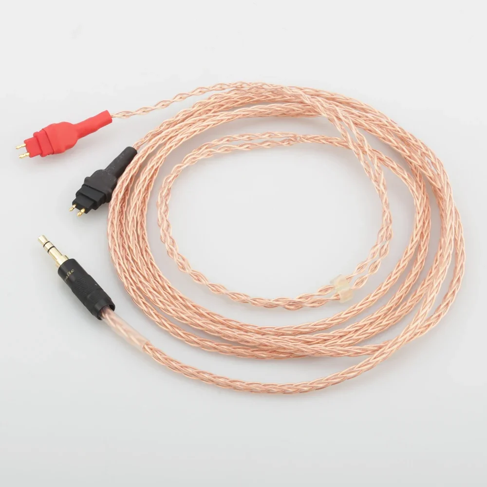 Audiocrast 807Cu 3,5 mm auf Kopfhörerkabel für Kopfhörer HD600 HD650 HD525 HD545 HD565 HD580 Kopfhörer Ersatz-Audiokabel