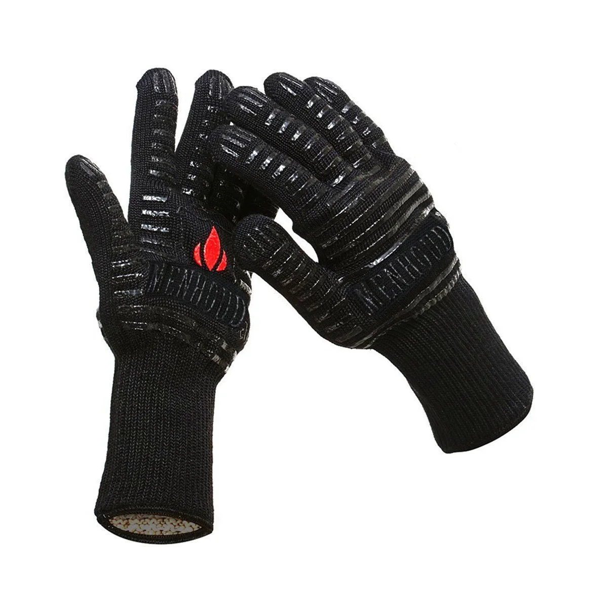

High Temperature Gloves for Baking BBQ Grill Microwave Oven Insulated Silicone Heat Proof Kitchen Tools Water Resistant Food