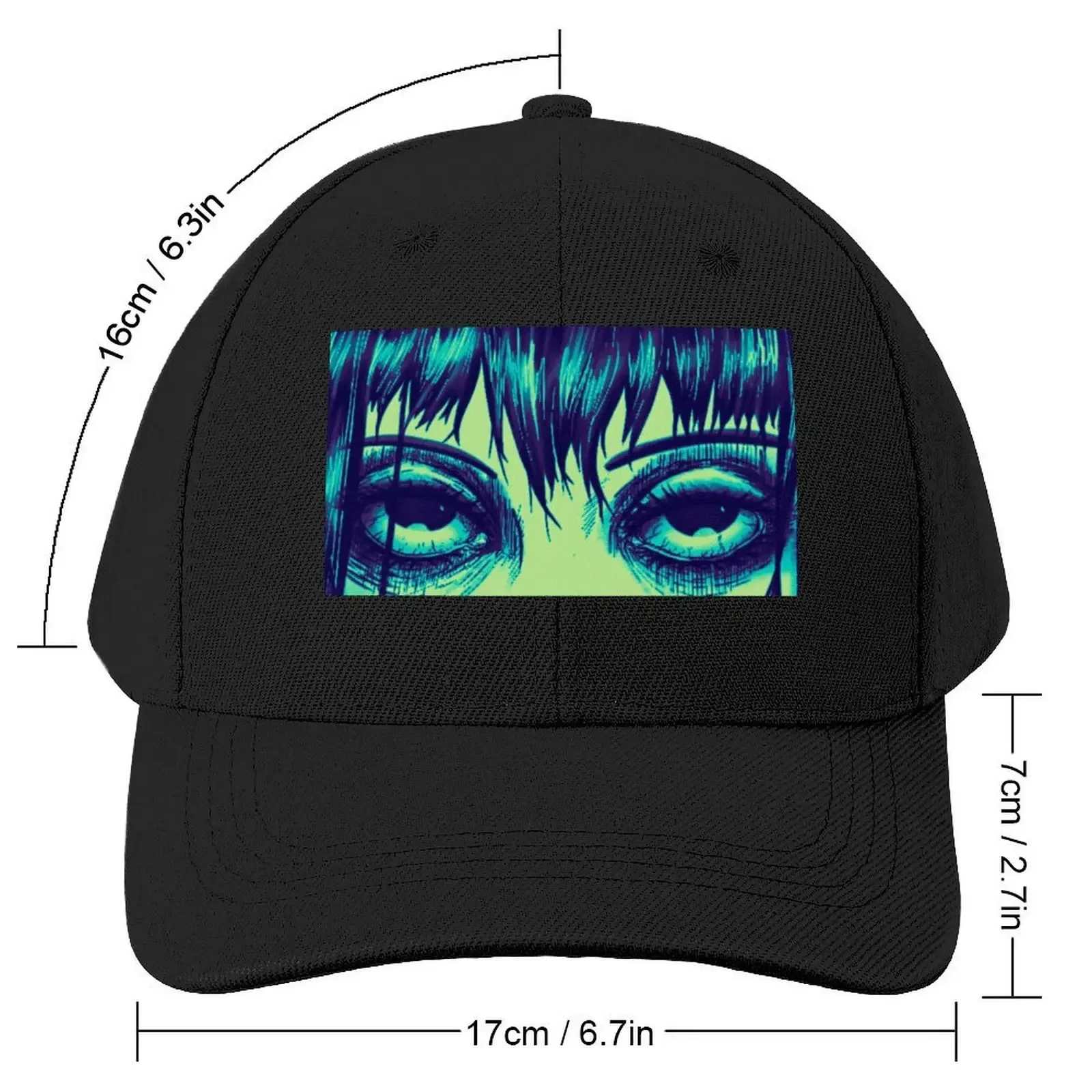 Horror Eyes Art Desk PadCap Baseball Cap Hat Baseball Cap Rugby Vintage Men Women's