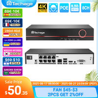 H.265 8CH 4K 8MP 5MP 4MP 1080P POE NVR Network Video Security Surveillance Recorder Up to 16CH for CCTV System POE IP Camera