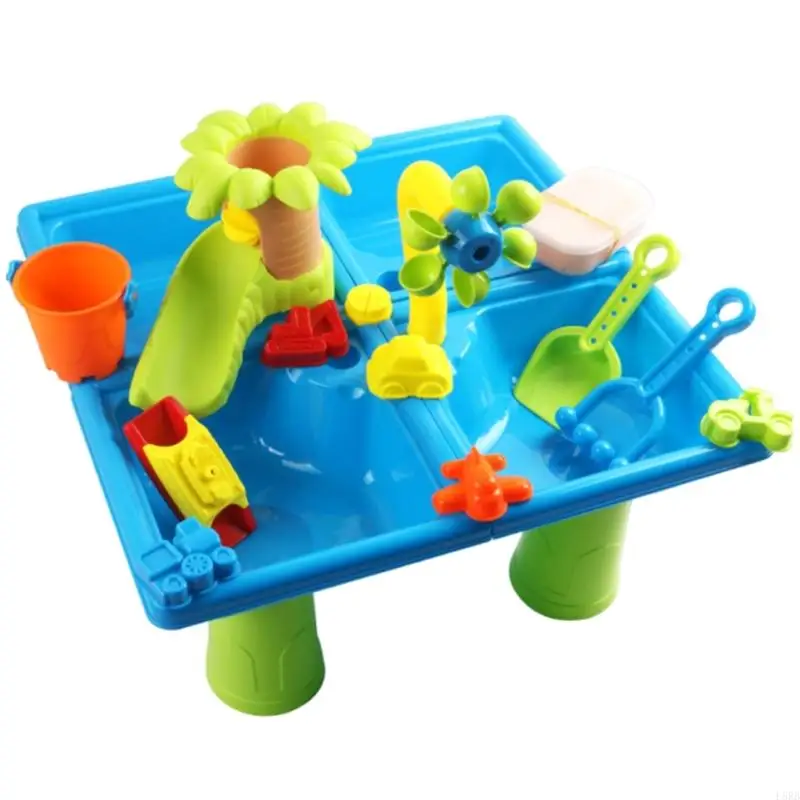Beach Toy Summer Beach Play Set for Kids Water and Sand Toy Bucket Set for Outdoor Fun Bucket and Tool L8RB
