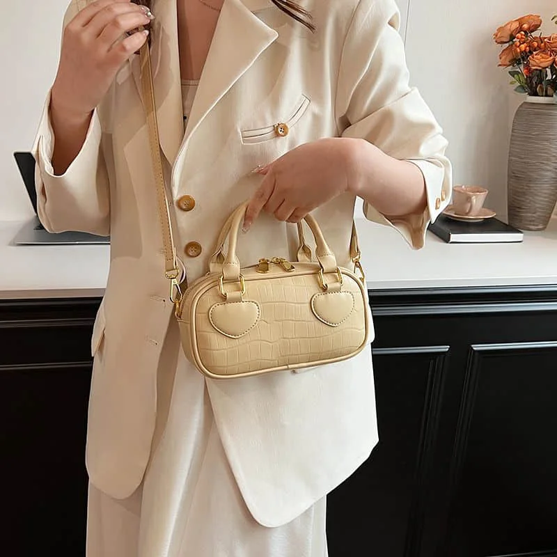 

Crossbody Bags for Women Korean Style Versatile Fashion Handbags Aesthetic Ladies Luxury Shoulder Bags Ins Niche Boston Bags