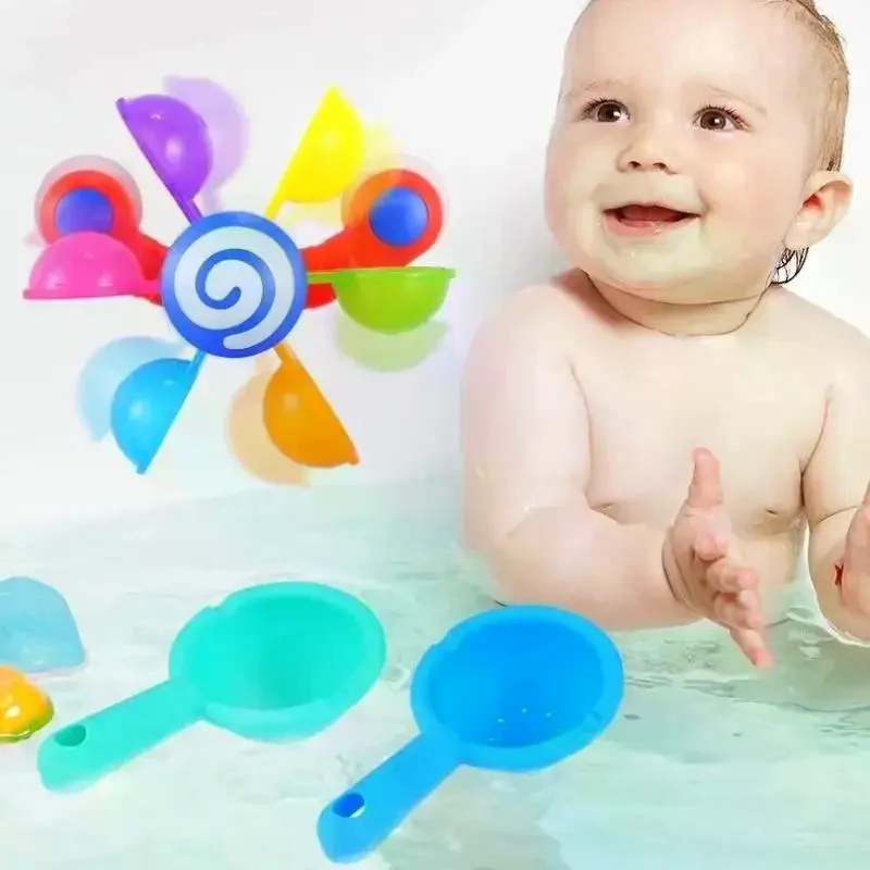

Забавные игрушки для ванны в виде ветряных мельниц, сенсорные игрушки для ванны для детей, идеальные подарки на день рождения и Рождество, для душа и бассейна, Flotador Bebe
