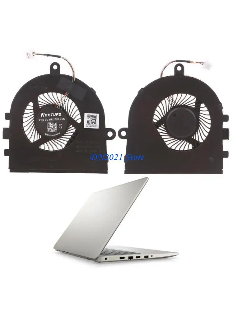 F3KE DC5V 0.5A 4 pin Laptop Cooler Fan For Dell 3480 3481 CPU Cooling Fan