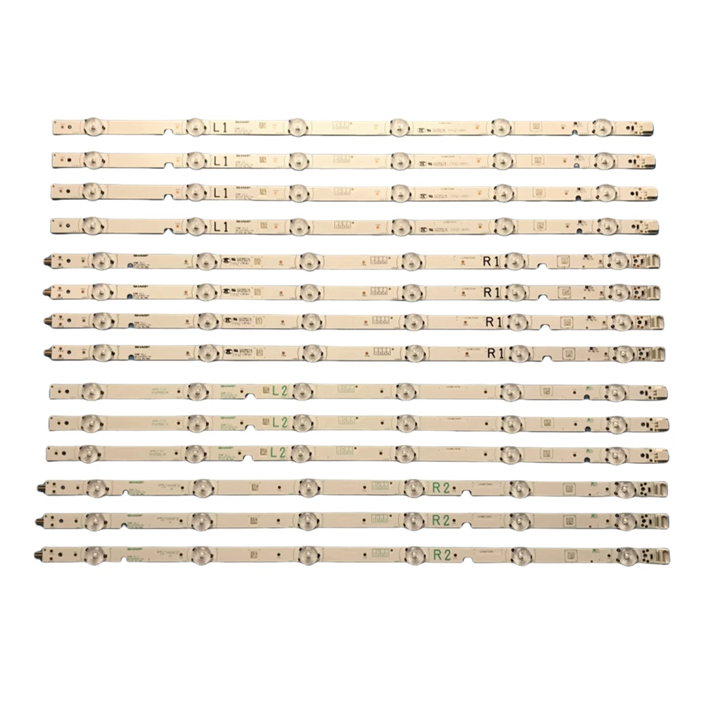 

LED Backlight strip 6+6 lamps For 49inch PPMP V7.1 49 inch 6Series Pitch 84.9MM L1 R1 L2 R2