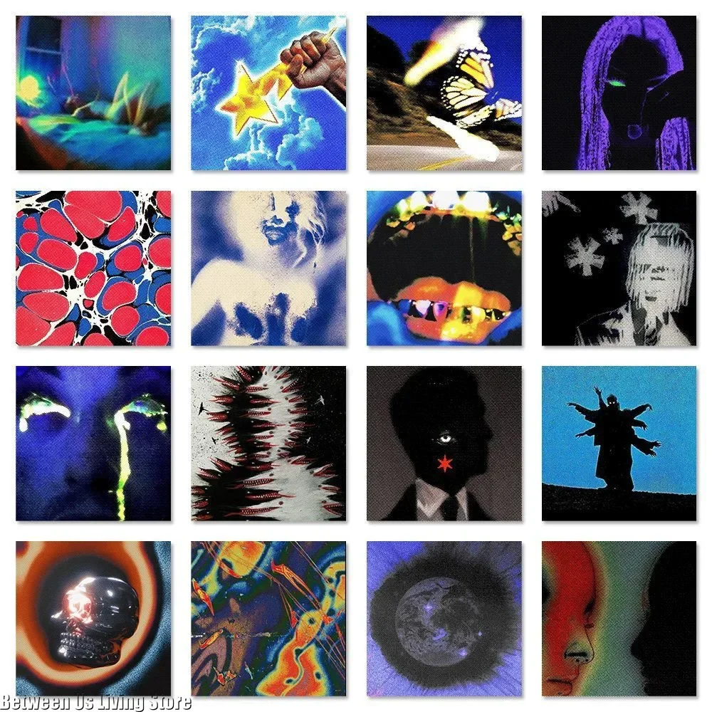 64 قطعة غريبة Dreamcore الخيال العلمي ملصقات الفن لسجل القصاصات غير المرغوب فيه مجلة سكرابوكينغ الكمبيوتر الهاتف التزلج المواد