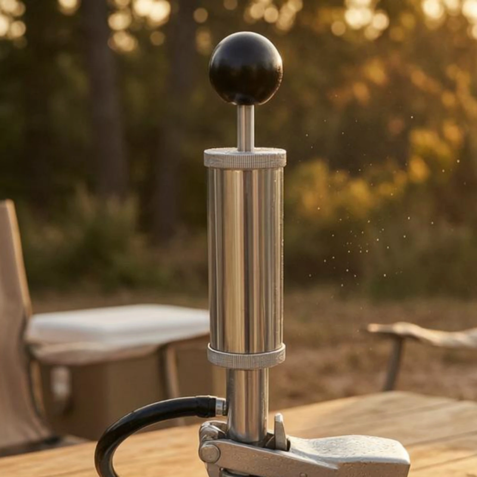 

Beer Pressure Pump Portable Manual Beer Pump Compact Clamp-Mounted