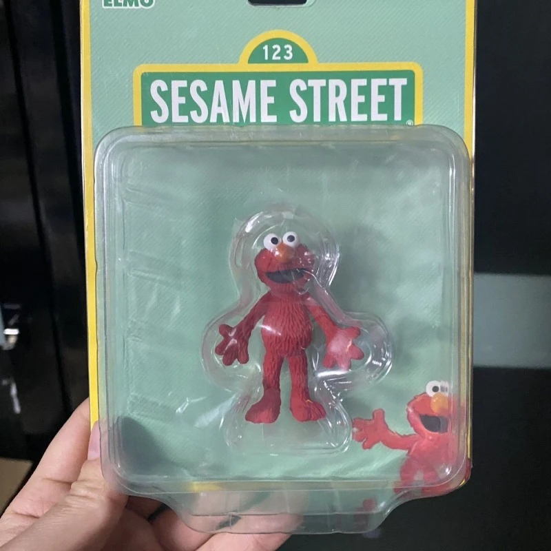 Sesame Street ELMO COOKIE MONSTER BIG BIRD animation peripheral cartoon surprise blind box desktop ornaments decorative toys