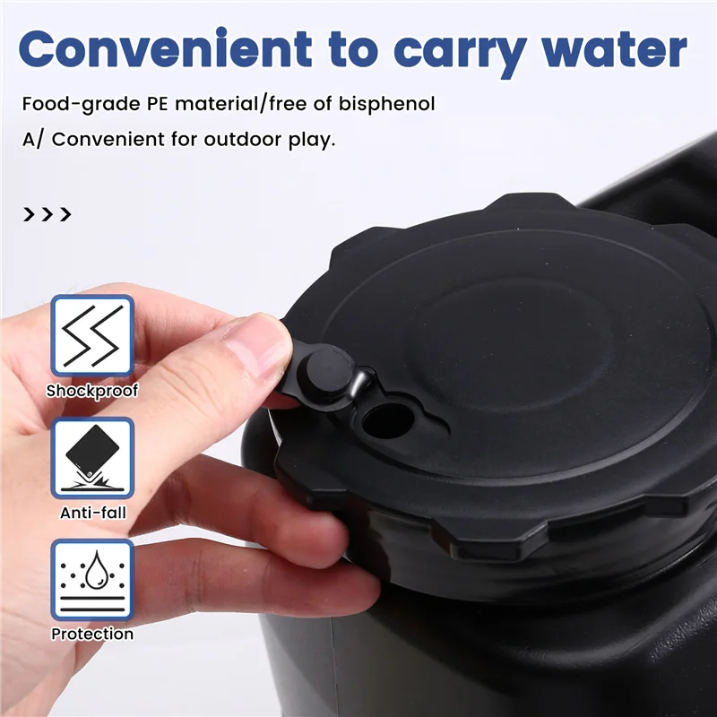 

B11A-12L Water Bucket Large Capacity Portable Drinking Water Canister With Detachable Faucet No Leakage For Outdoor Travel