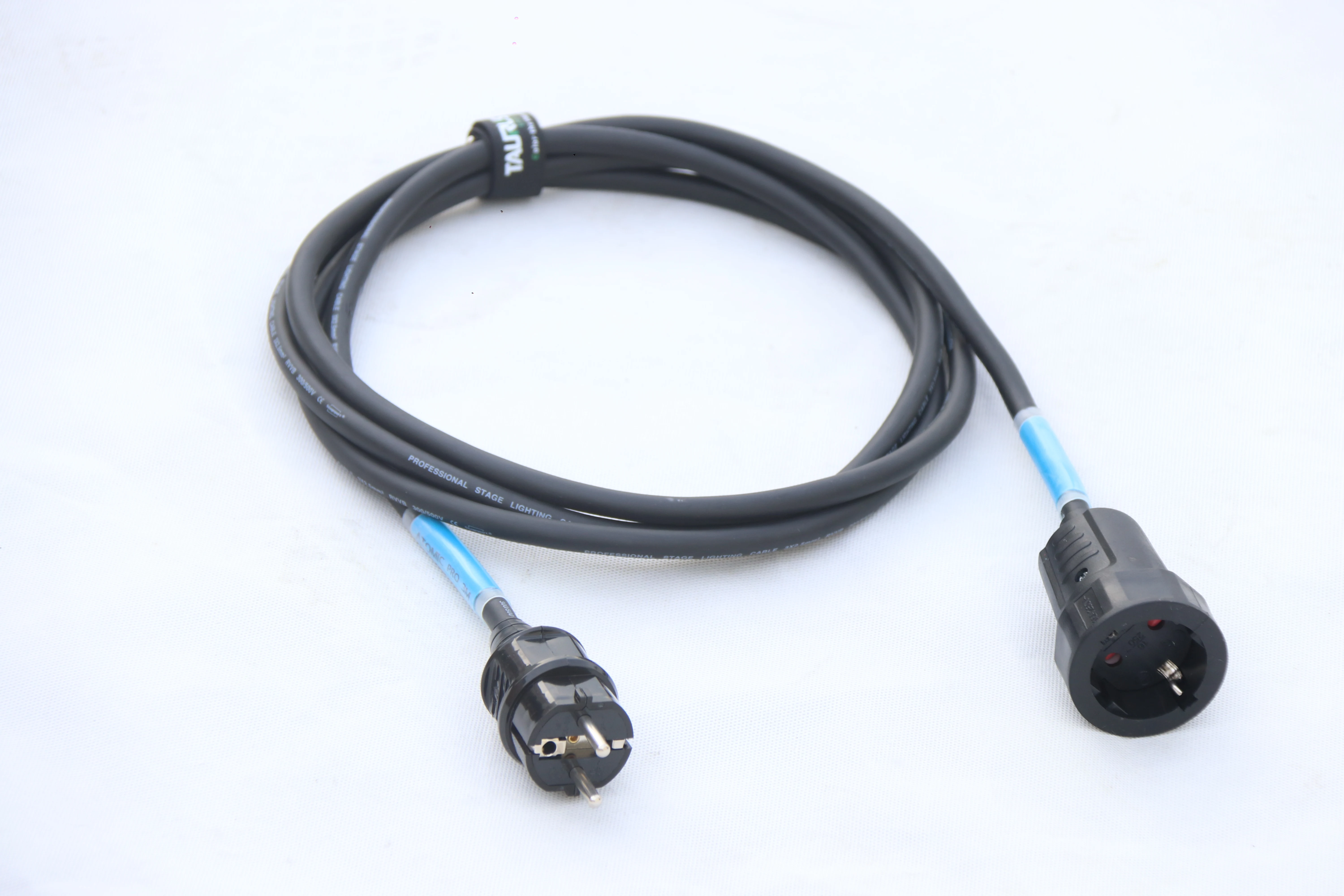 عالية الجودة اليورو تمديد كابل جعل أنثى Schuko 3x1.5 أو 3x2.5 مللي متر كابل الطاقة ل ضوء المرحلة شاشة Led معدات الصوت