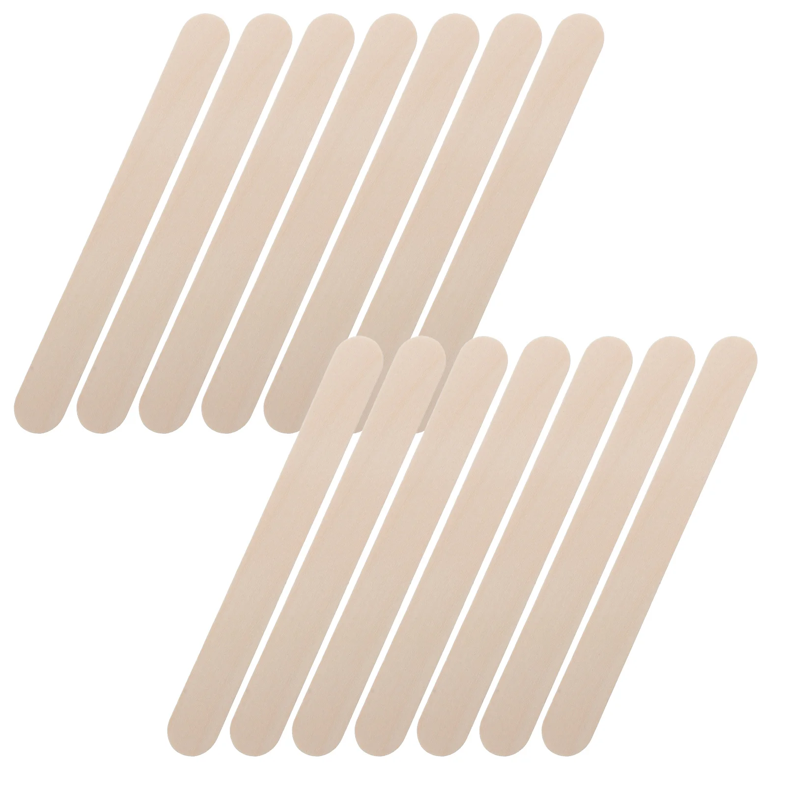 

100pcs Wooden Tongue Depressors Popsicle Stick Shape -Friendly Pediatric Medical Tools Eco-Friendly Packaging Wax Sticks