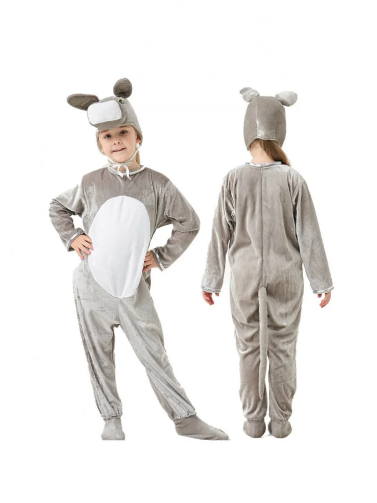 

Детский игровой костюм на Хэллоуин, одежда для выступлений осла, дикий осел, ленивый осел, детская одежда с животными, осел для малышей