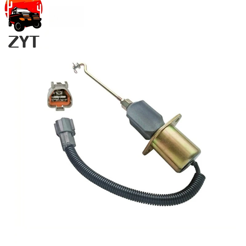 

12V 24V Shutoff Solenoid Valve 32A87-15100 32A87-05100 32A87-06100 for Cummins Generator Mitsubishi ECOMAT Shovel S4S-Z1DT61ES