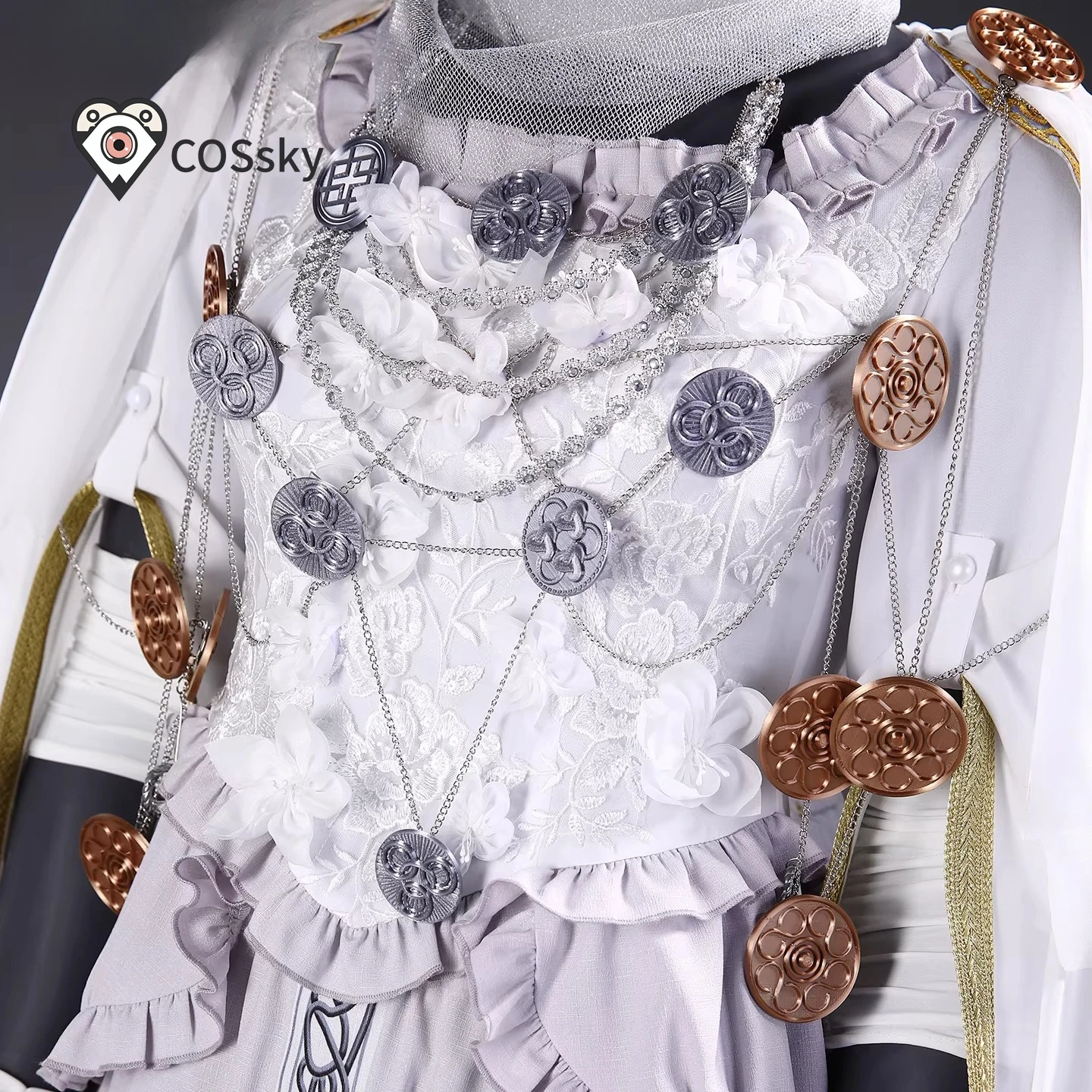 

Костюм для косплея Revenant Doll girl Ring из игры NIGHTREIGN, улучшенный высококачественный наряд для мужчин и женщин, головной убор, плащ, новый костюм на Хэллоуин