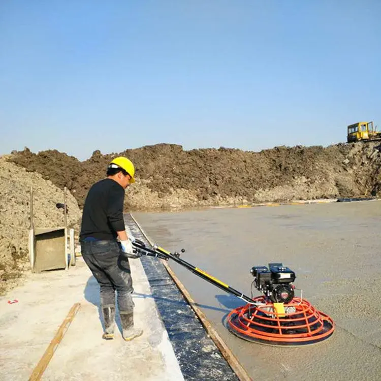 Factory Supply Concrete Finishing Trowels Tools Machine Petrol Walk Behind Concrete Power Trowel Machine