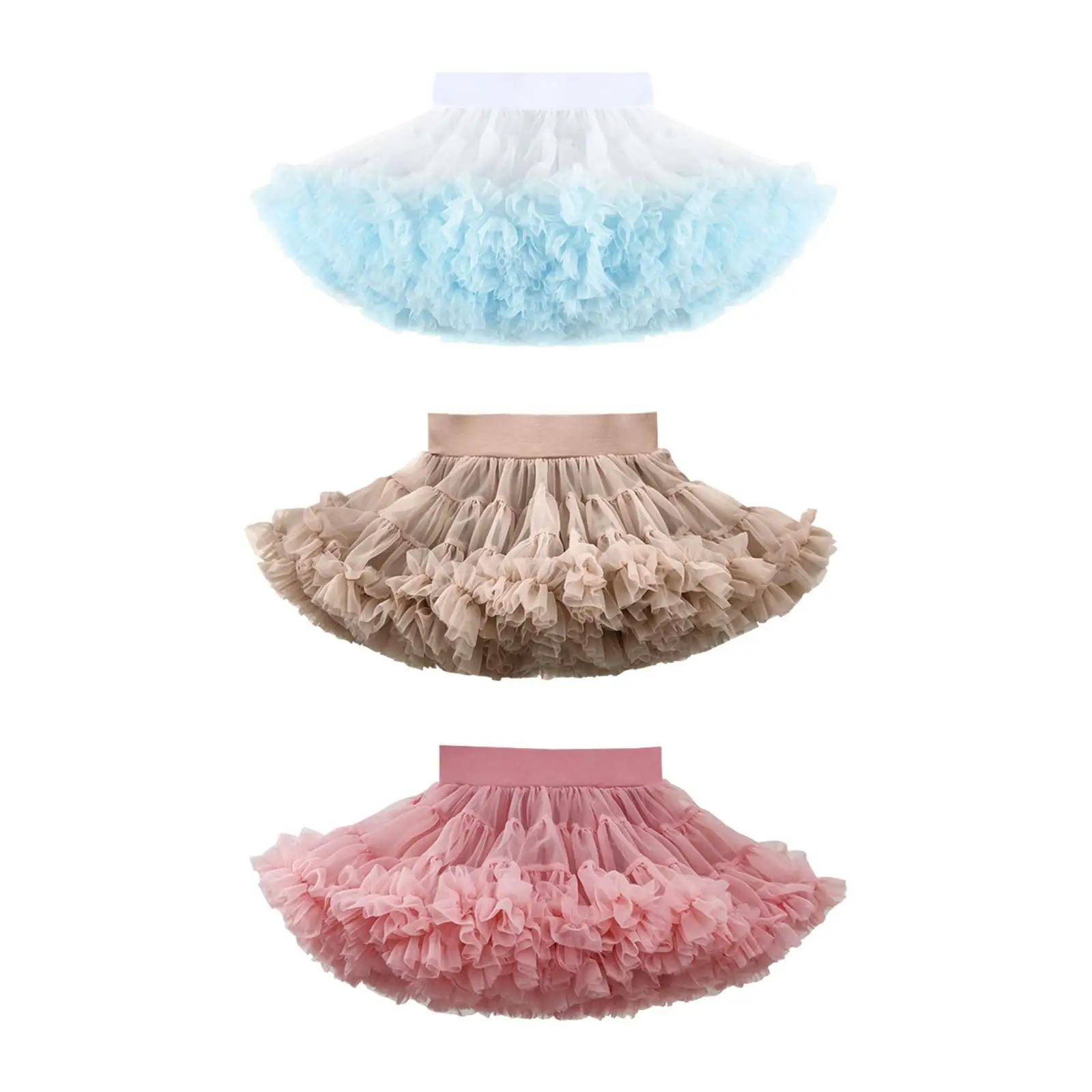 Girls Tutu Skirt Ballet Dance Skirt for Toddlers Short Baby Girls Tutu Skirt