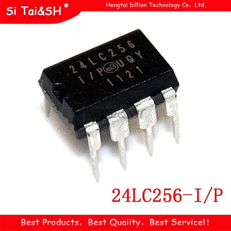 5PCS 24LC256-I/P DIP-8 24LC256I/P DIP8 24LC256 EEPROM DIP 24LC256-I/P