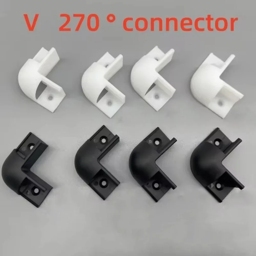 LED Angle Aluminum Profile Connector 90/180/270 Degree V/U Profile Link for Lighting Systems