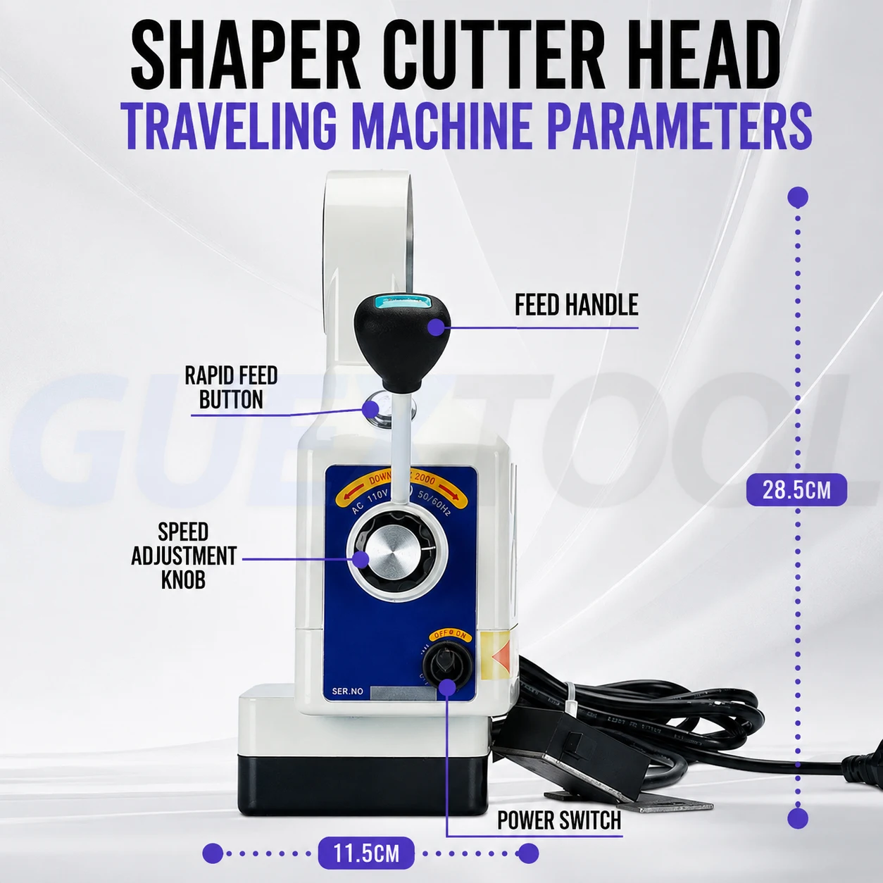 AL-360 Y-Axis Milling Machine Automatic Feed Device Turret Milling Machine Tool Walker Universal Automatic Tool Feeder