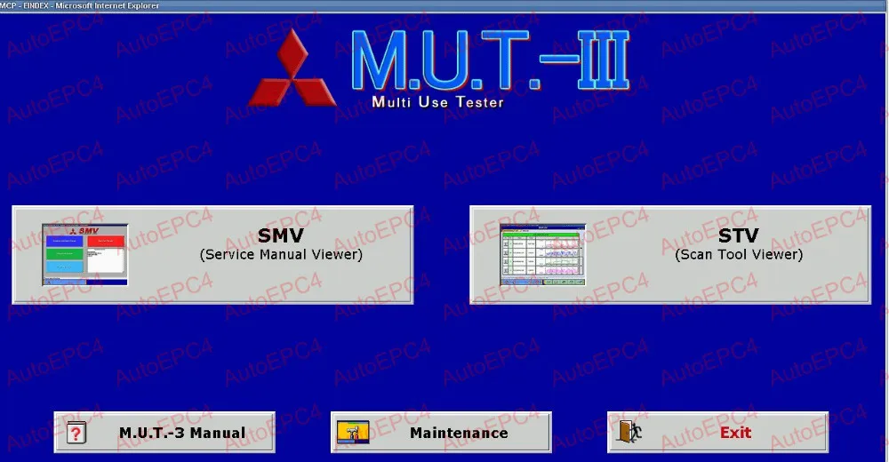 

M.U.T-III PRE 23061-00 [11.2023] Diagnostic Software for Mitsubishi