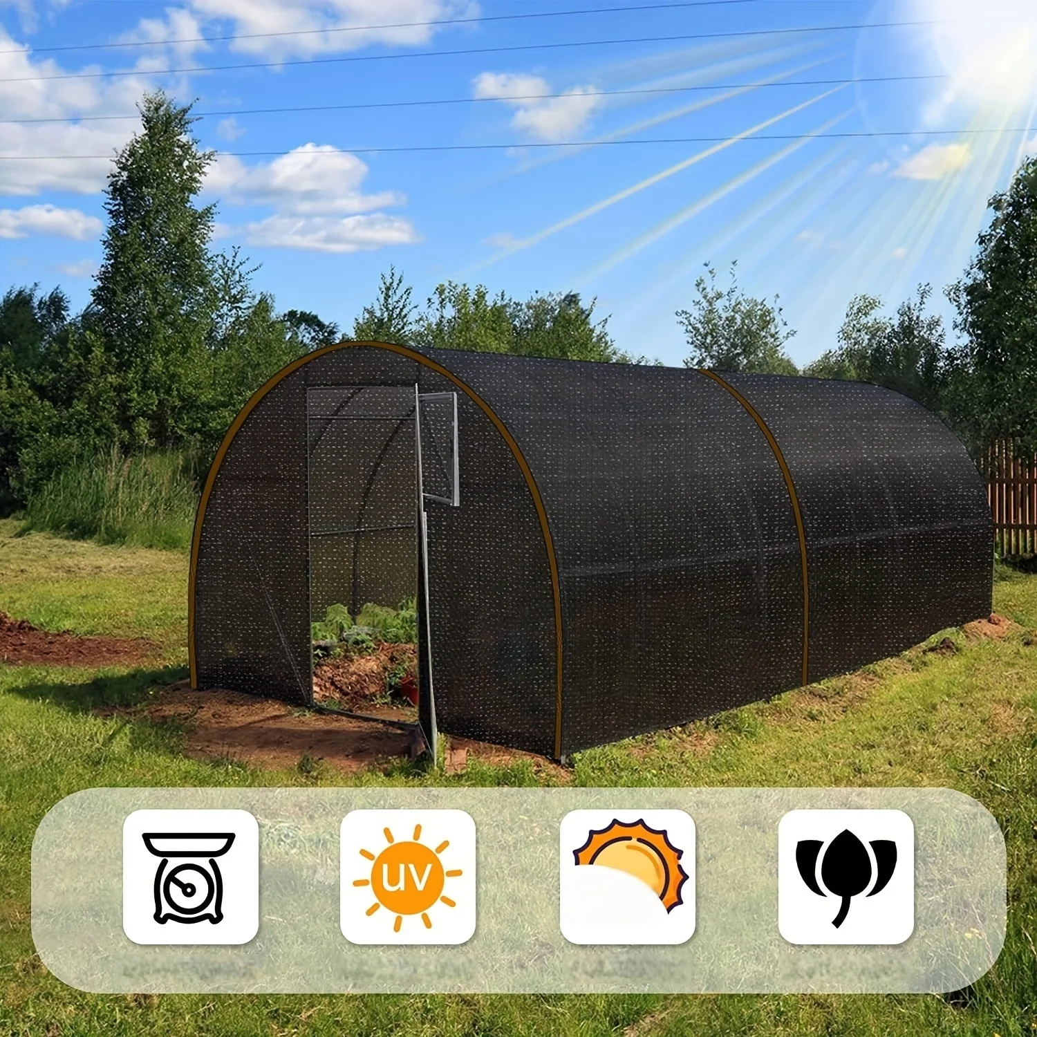 

The Privacy Fence and Sunshade Net Are Used for Two Purposes: Separating Spaces and Protecting Privacy It Is Very Suitable for