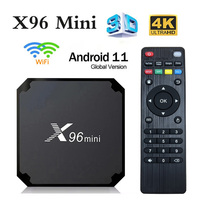 Original X96 mini tv box Android 11.0 CHIP H313 S Quad Core 2GB 16GB WiFi 4K UHD HDR 10 H.265 multimedia player set-top box