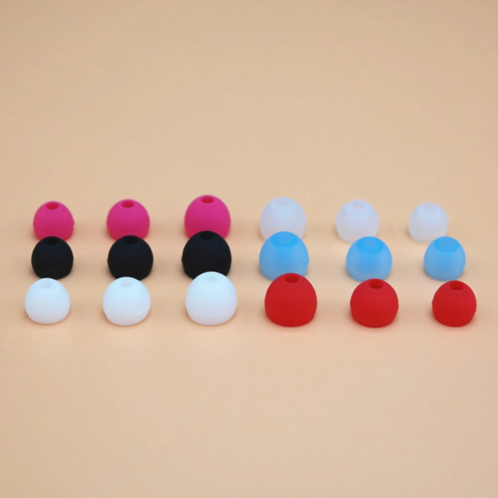 

10pcs 3.8Mm Silicone Earbuds Eartips Replacement Cushion Ear Covers Tips For In-Ear Earphones Transparent Size M 12Mm Noise