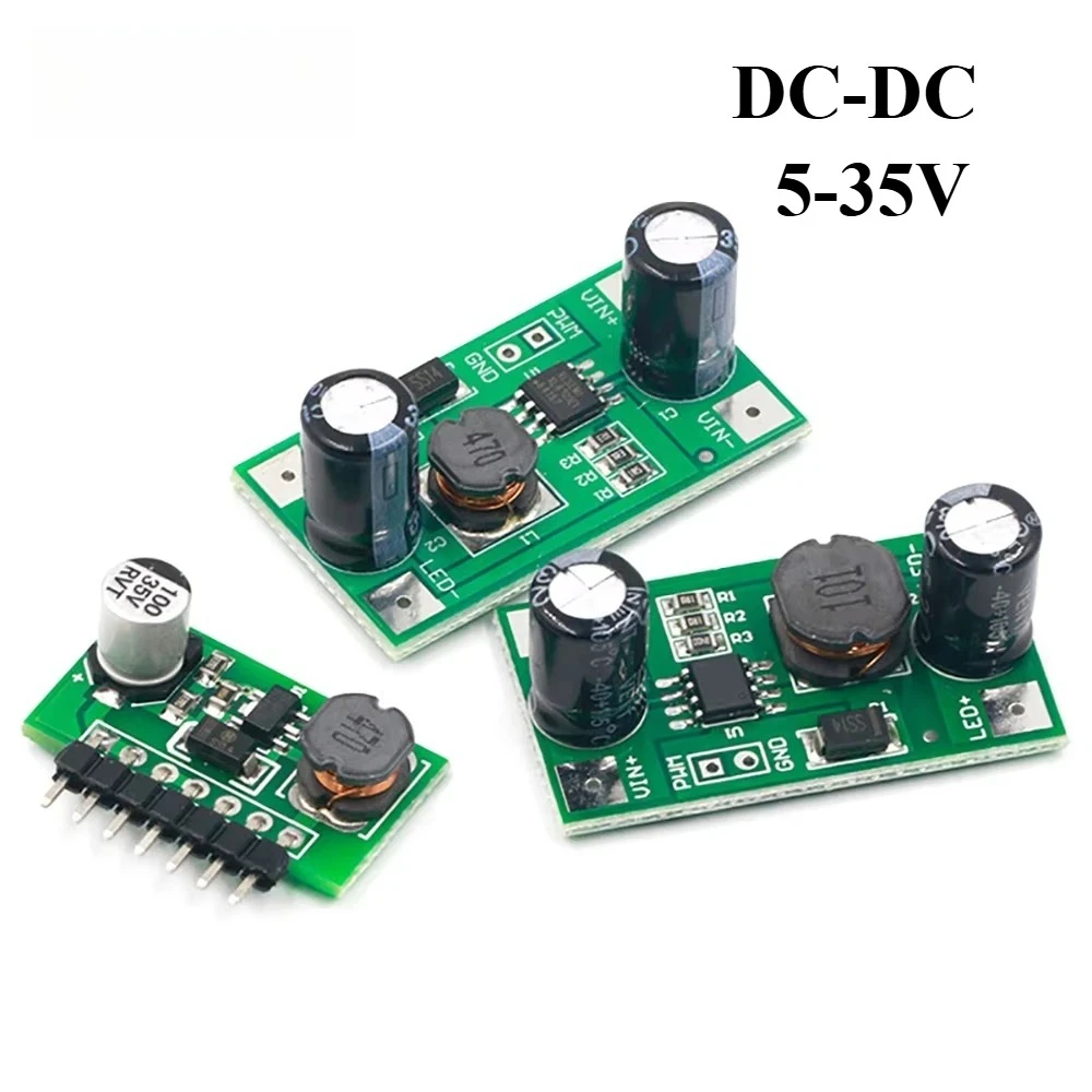 LED Driver 1W 2W 3W PMW Dimmer 350mA 700mA Power Supply Module 5V-35V DC DC Converter