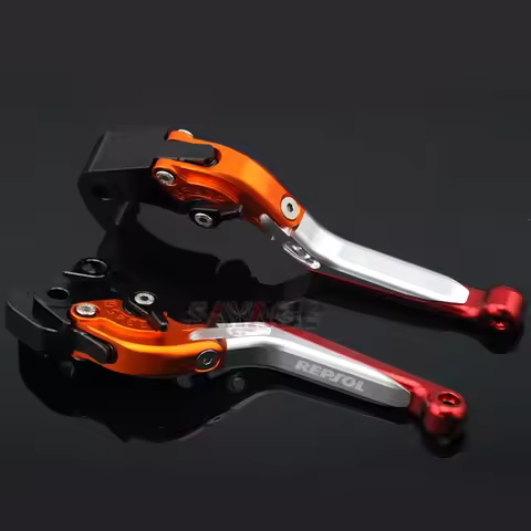 Brake Clutch Levers For HONDA CBR1000RR 2004-2007, CB1000R 2008-2015 Motorcycle Folding Extendable logo REPSOL CB 1000RR 1000R
