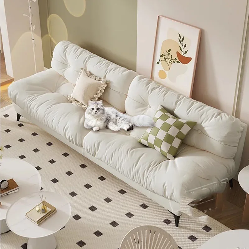 

Italian Style Minimalista Living Room Sofas Modern Multifunctional Single White Sofa Dormitorio Divano Letto Couches And Sofas