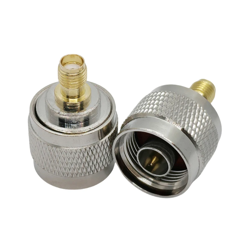 النحاس N نوع ذكر إلى SMA أنثى 4G هوائي محول SMA-N RF اقناع موصل لمحول هوائي راديو CB