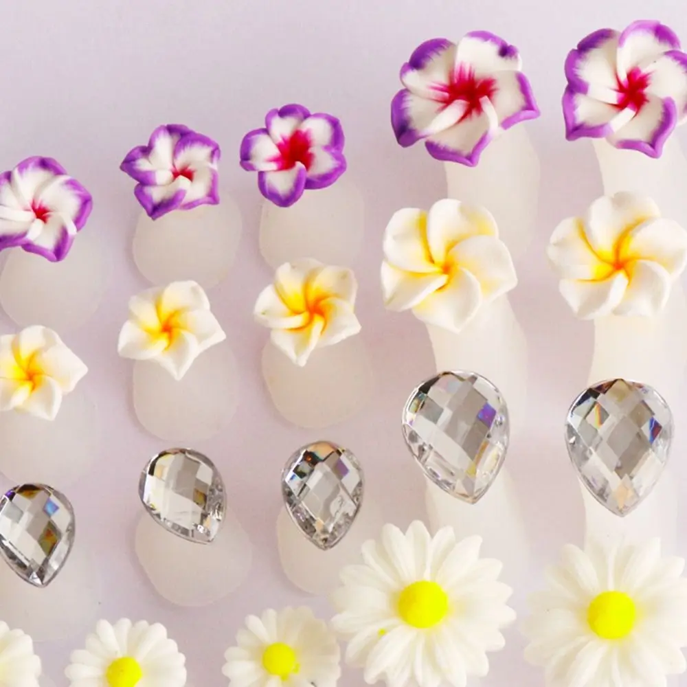 かわいいハート型 8 ピース/ロットソフトシリコーンフラワーつま先セパレーターネイルアートツールマニキュアペディキュアケア足指ディバイダー