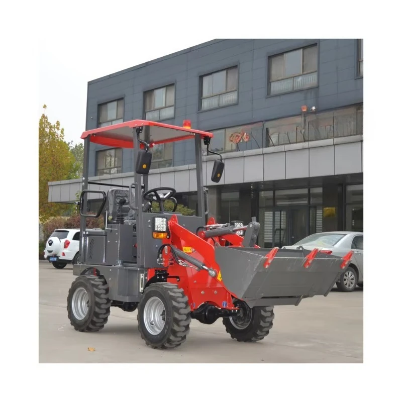 Agricultural Compact Mulcher Garden Small Electric Backhoe Loader Mini Front End Wheel Loader for Sale