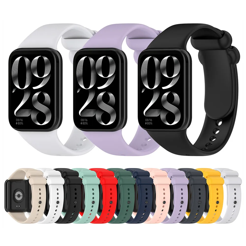 Силиконовый ремешок для Xiaomi Mi Band 9 pro, ремешок для часов Smart Band 8 9 pro, спортивный браслет, замена