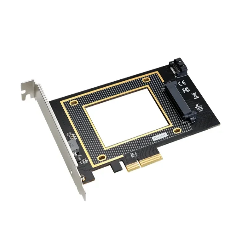 

Переходник PCIE Riser PCI Express 3.0 X4 — U.2 SFF-8639 Карта расширения PCIe U2 SSD — PCI-E Карта расширения PCI Express x4 — 2,5 SATA Riser Card