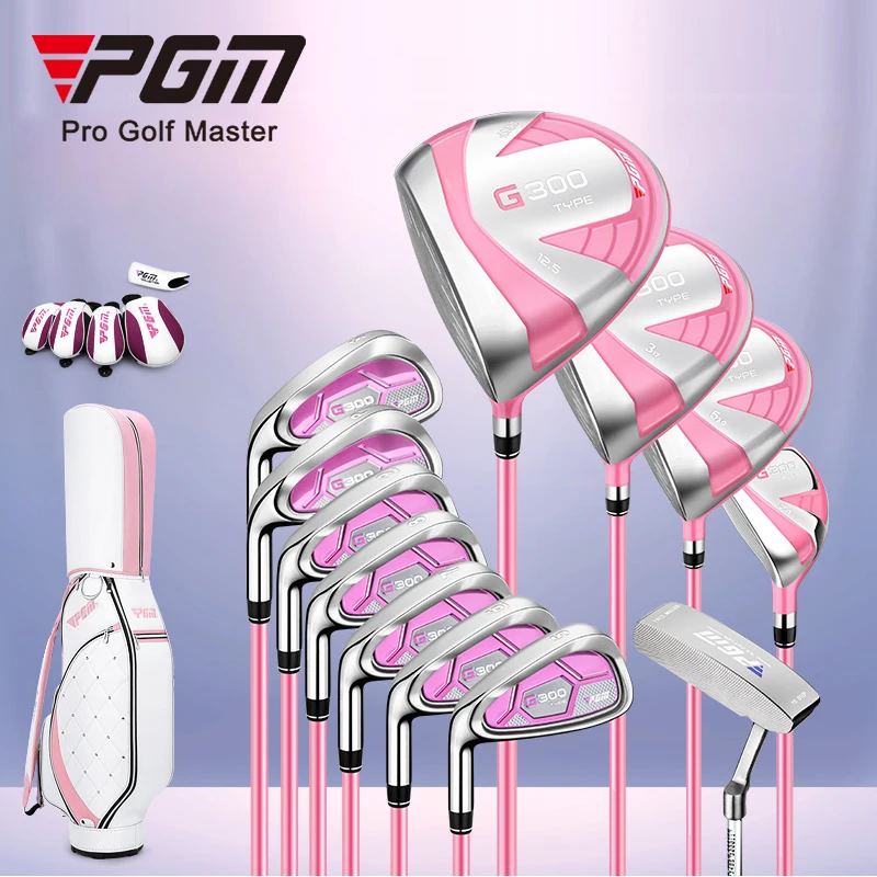 

PGM women left handed golf club set titanium driver golf clubs with golf bag