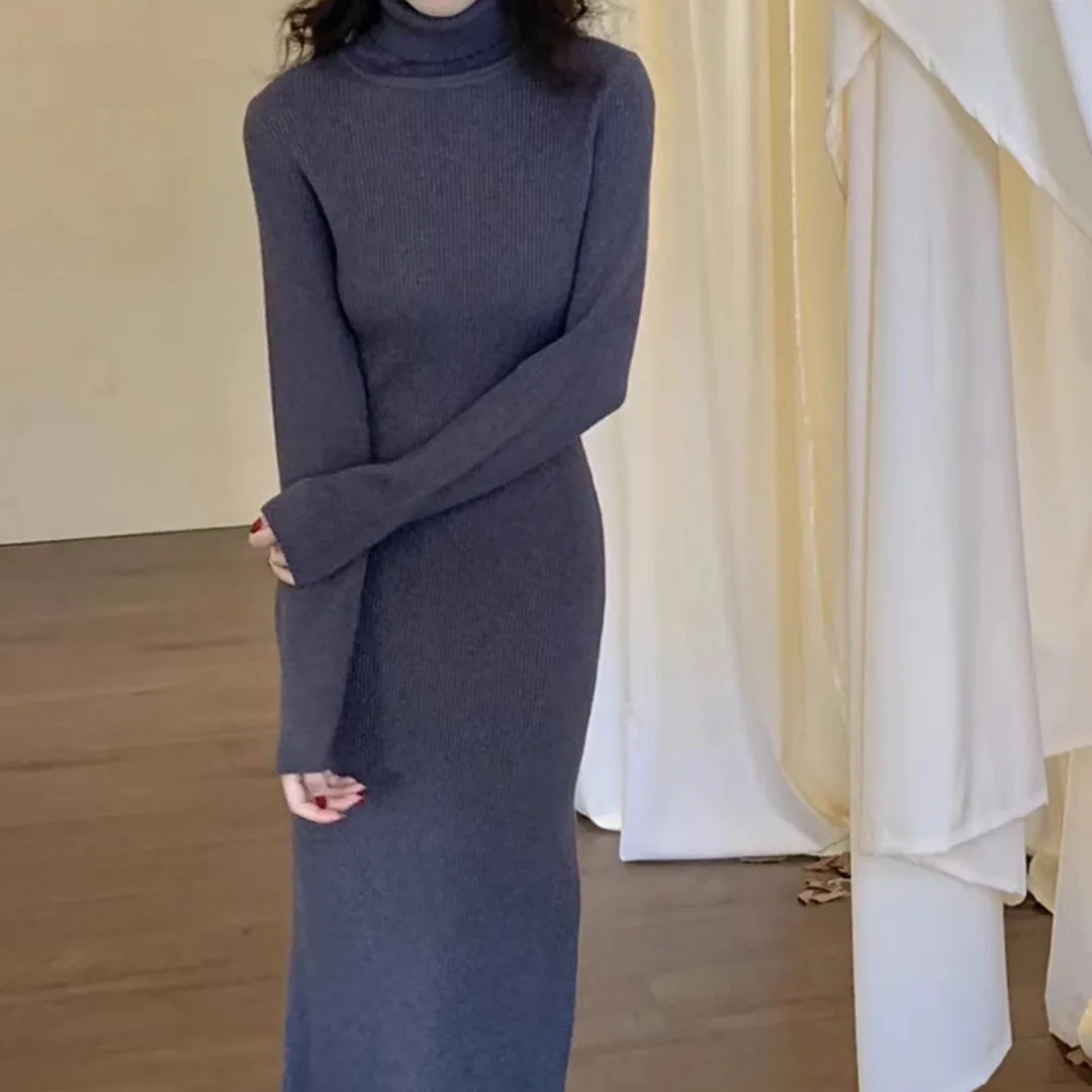 

Knee Length Pullovers For Students Sweaters Jumpers Women Comfortable High-Neck Oversized Parties Princess Fairycore Sequins Ins