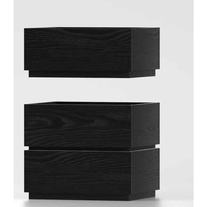 

Home Italian minimalist installation-free light luxury building block low cabinet bedside table premium storage drawer modern so