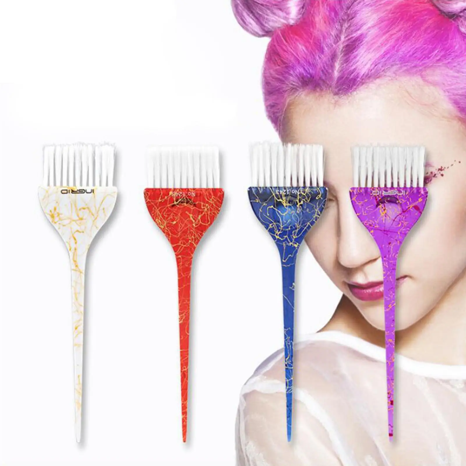 Salon Hair Dye Colours Tint Brush Bleach Mixing Blend for Hair Tint Dying