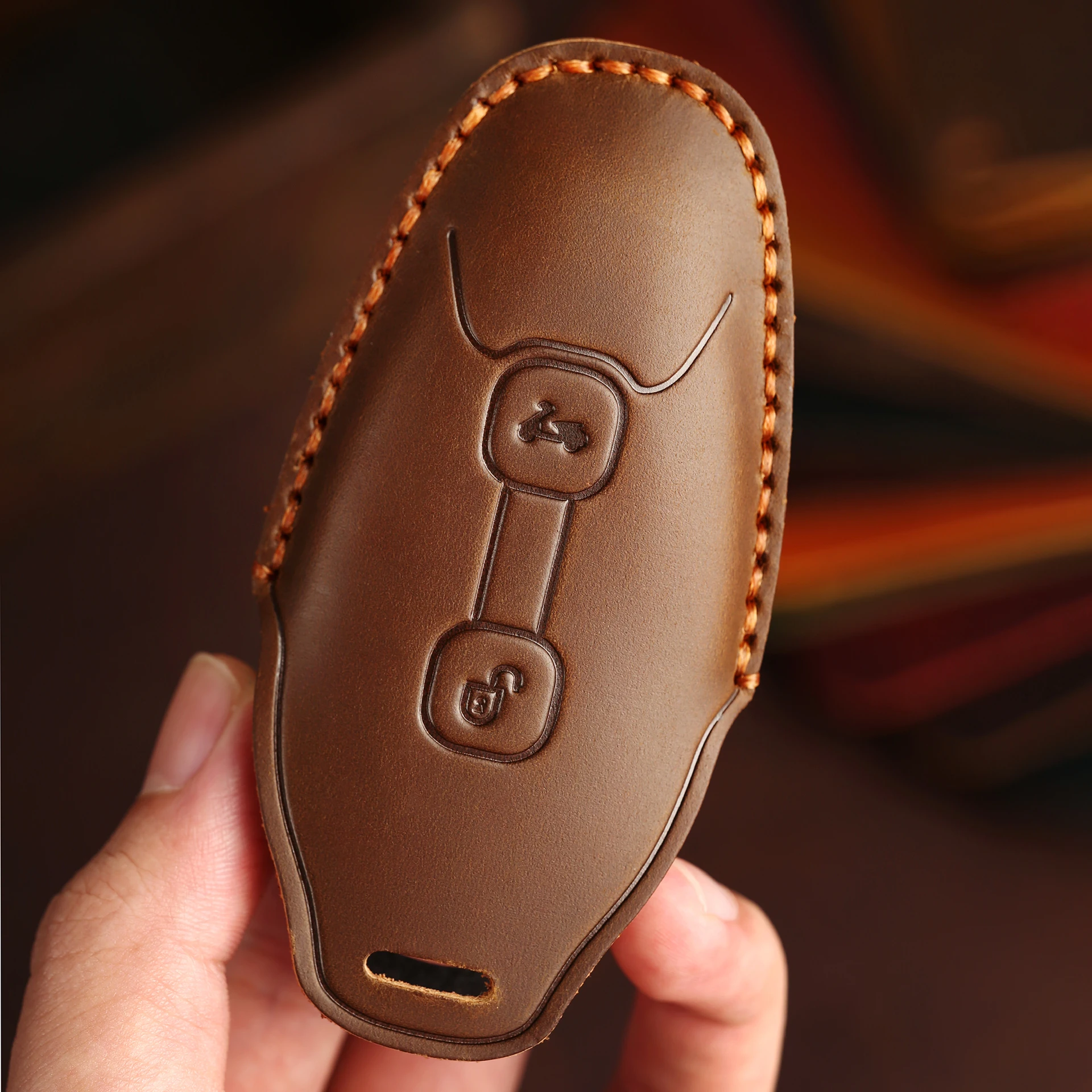 New Leather Motorcycle Key Cover Case Shell Protection Guard For Piaggio Vespa GTS300 GT S300 GTS 300