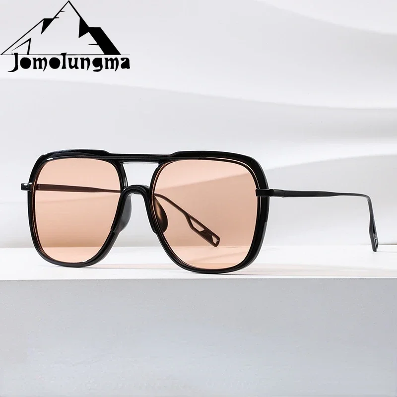 

New Fashion Brand Personality Square Double Beam Sunglasses Fashion Sunglasses Net Red Same Flat Glasses