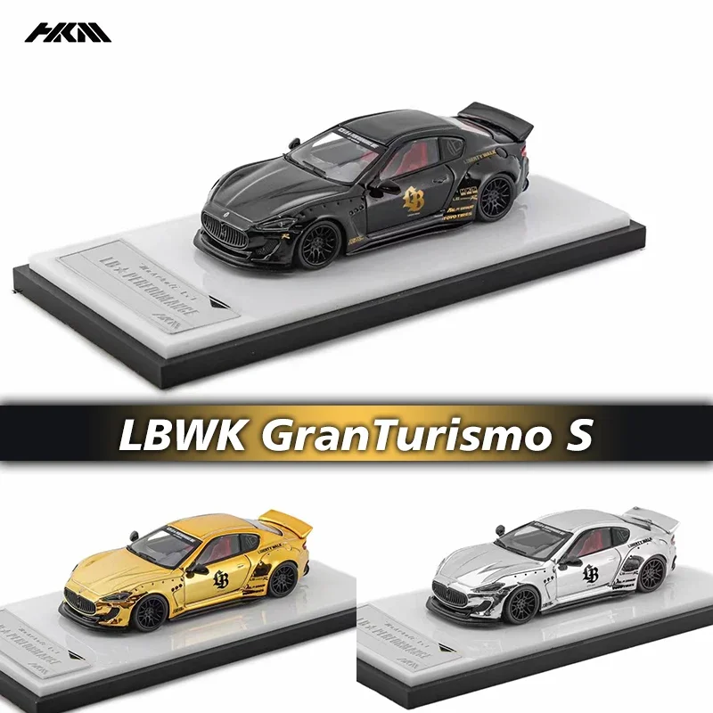 

HKM In Stock 1:64 LBWK GranTurismo Sport GTS M145 Chrome Gold Silver Gloss Black Diecast Diorama Car Model