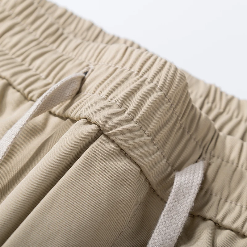 IPPOLICH Men's Spring Casual Work Pants Autumn American Paratrooper Straight Tube Loose Overalls Outdoor Sports Casual Pants