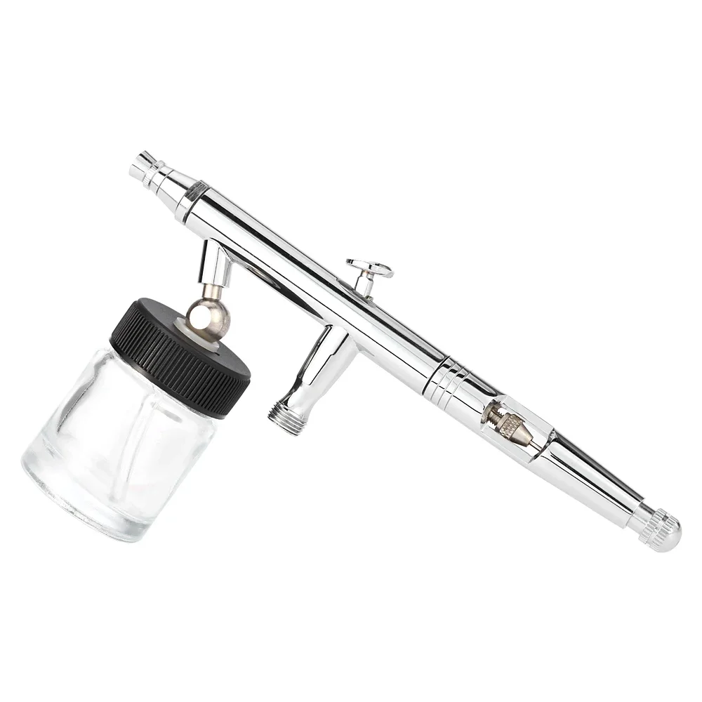 Nasedal 0,5mm 22cc Siphon Feed Dual-Action Airbrush Set für Kunst Handwerk Malerei Auto Malen Hobby Luft Pinsel nagel