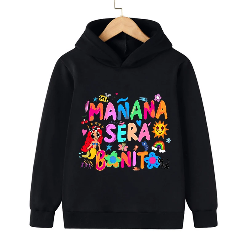 sweet Manana Sera Bonito Karol G Bichot Kid Hoodies Children Sweatshirts Kids Clothes Hoodie Boys Girls Baby Tops Sweatshirt